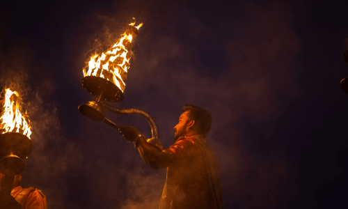 Haridwar Ganga Aarti Night Time Uttarakhand