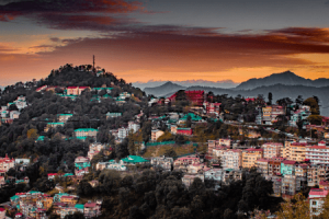 Shimla sunset view