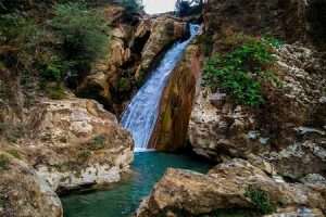 Rudradhari waterfall Kausani uttarakhand